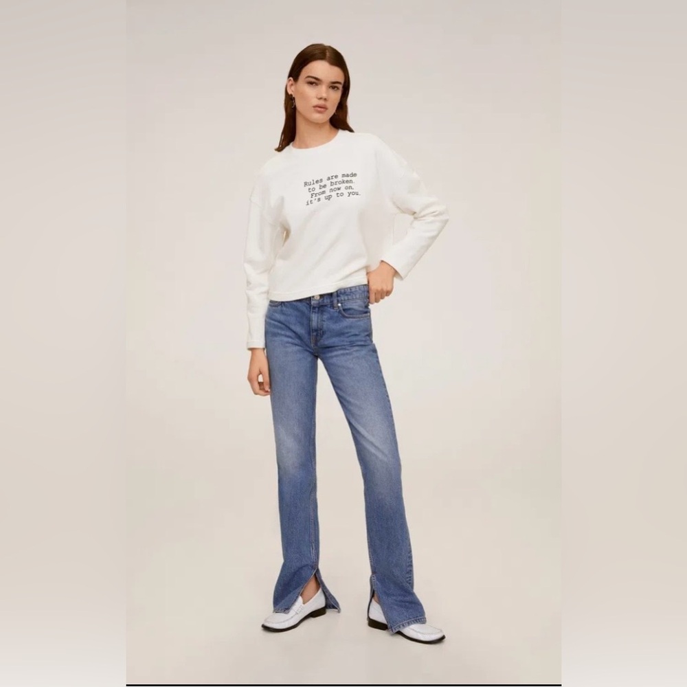 MANGO
Printed Message Sweatshirt